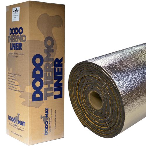 Dodo Thermo Liner XPE 6mm Roll 10m Foam Foil Lined Van Insulation Sound Proofing