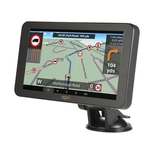 Aguri TX760 PRO Professional Truck GPS Sat Nav 7" Screen WiFi UK & Ireland Maps