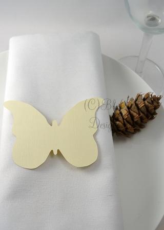 Butterfly shaped tags