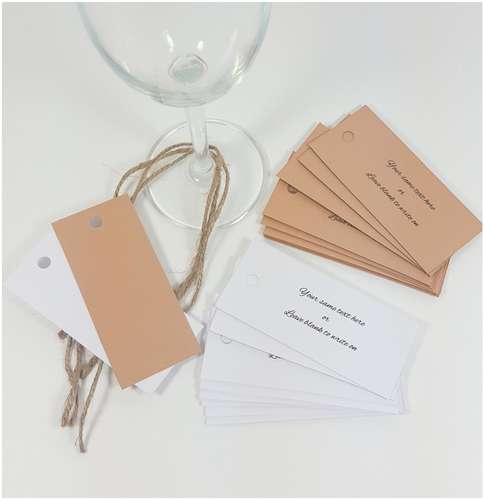 Kraft blank tags