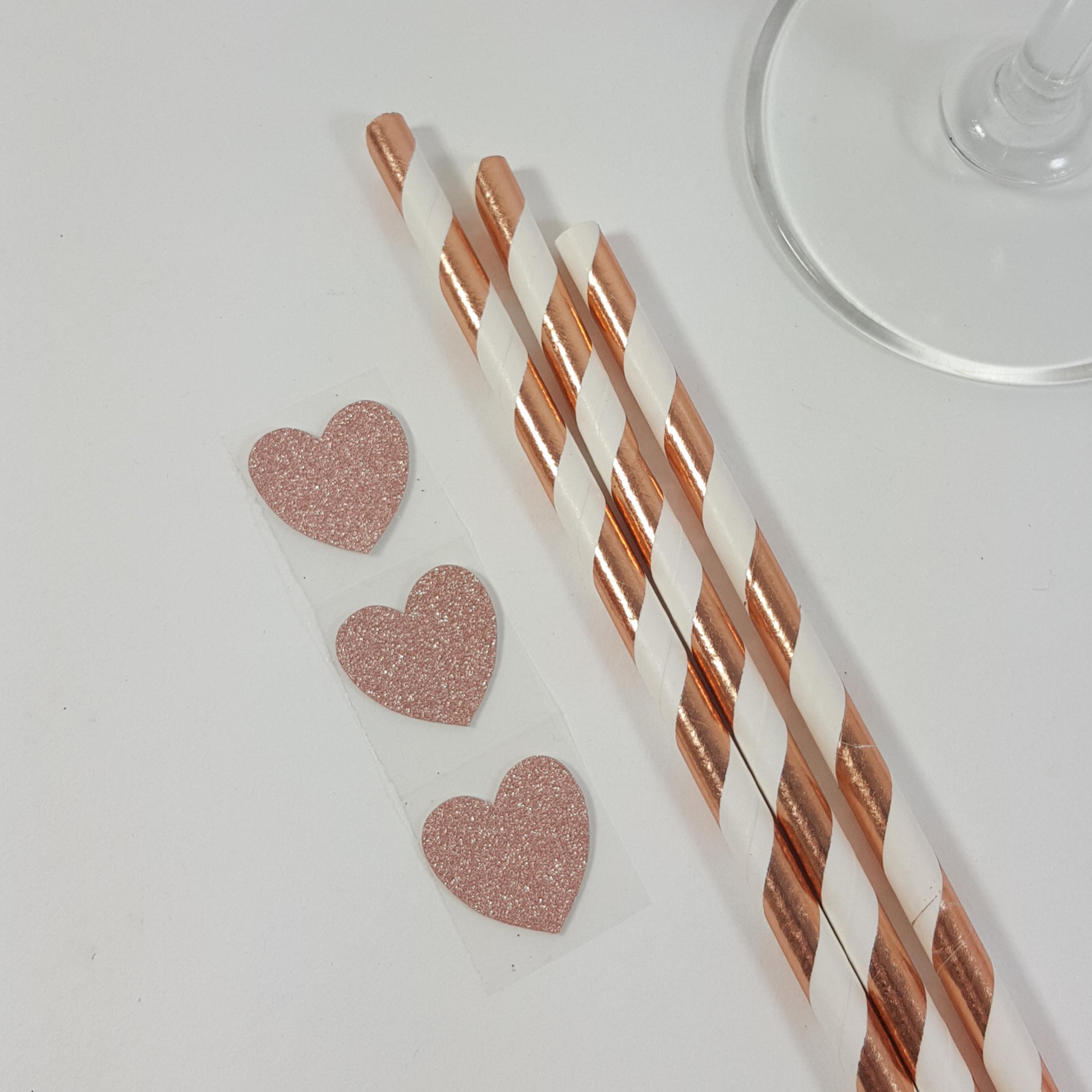 Hen party straw with heart