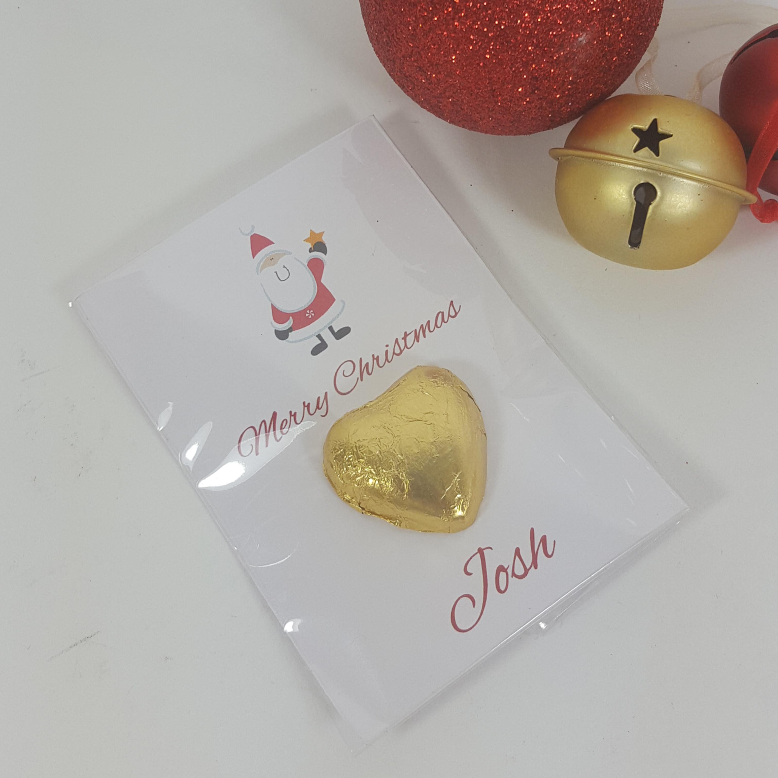 Father Christmas Place Card Favour