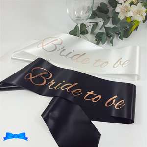 Black and White sashes and rose gold print