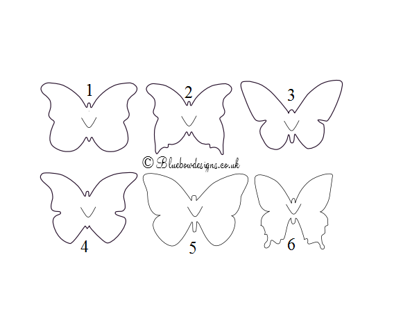 Butterfly shapes