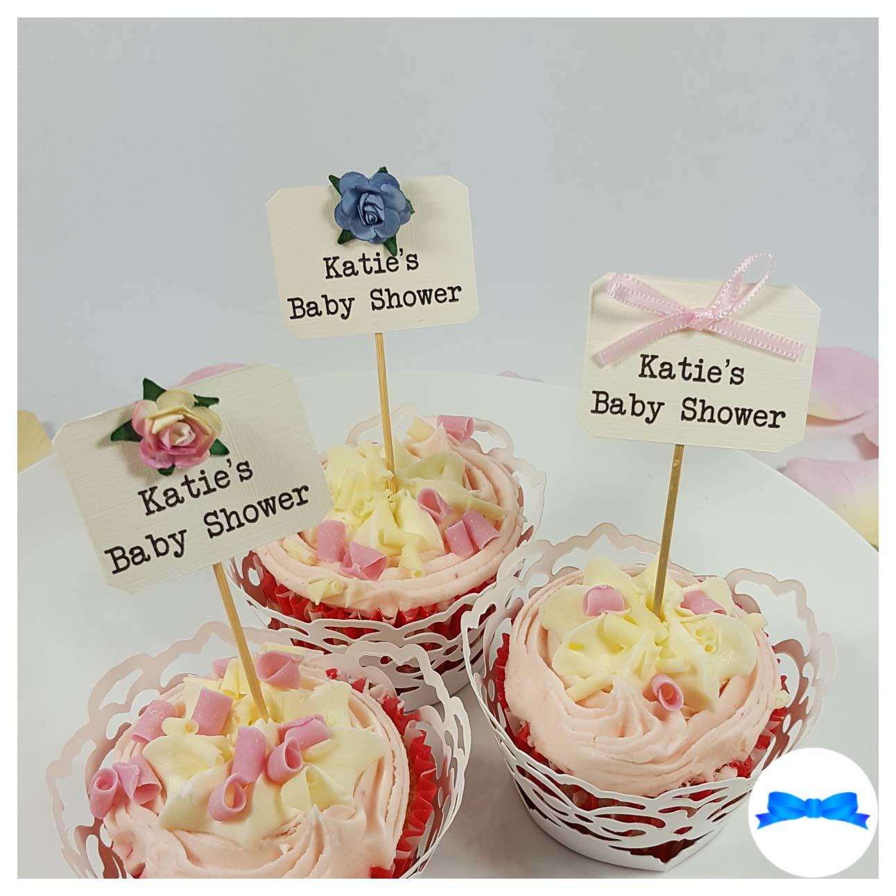Baby shower cake toppers