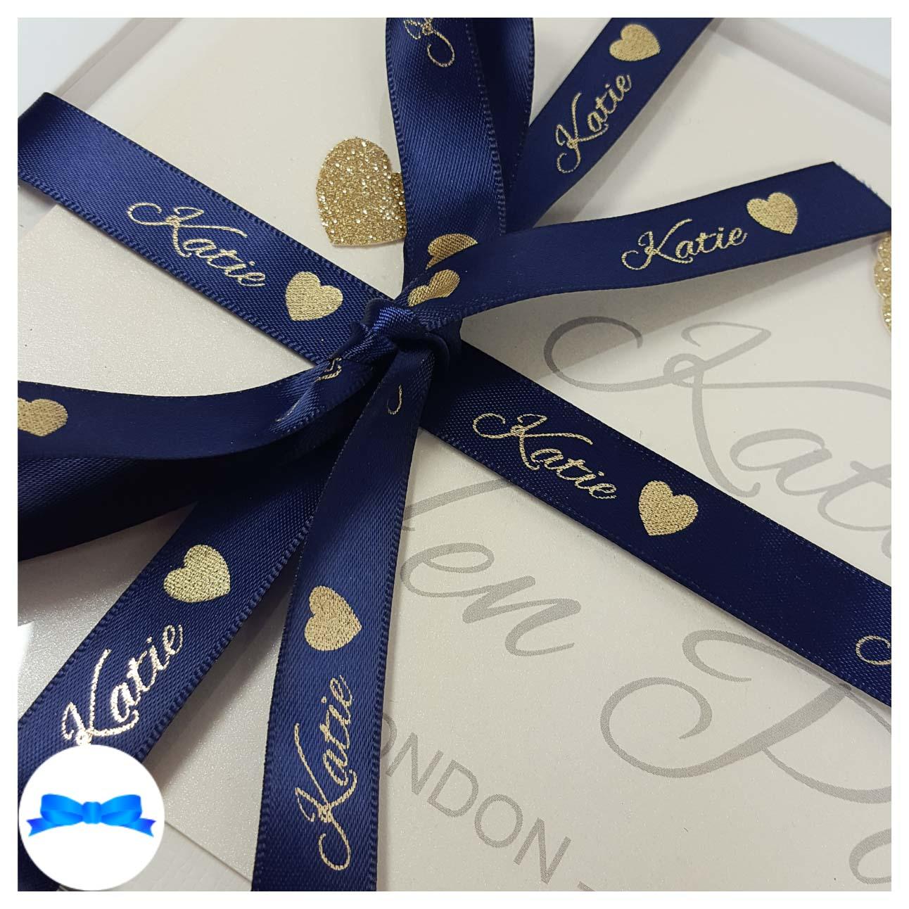 Navy and gold hen party book