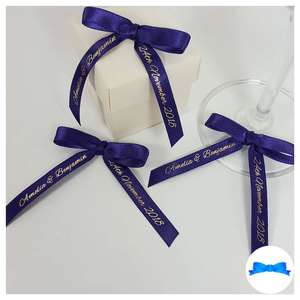 10 mm Personalised pre tied bows