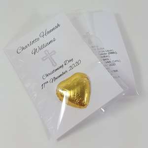 Chocolate Christening Favours