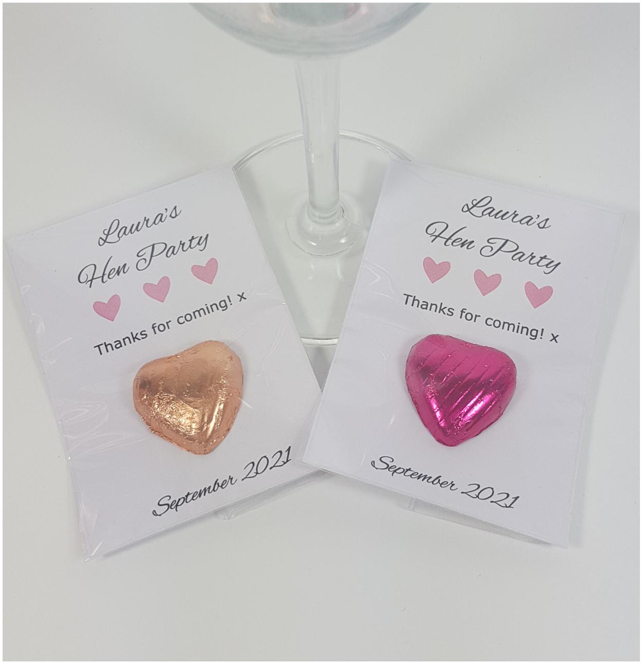 Wedding and Hen Party favours