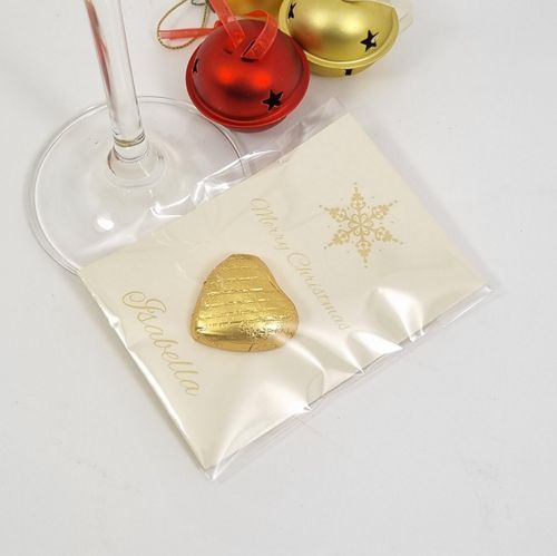 Place card name Snowflake Christmas table favour