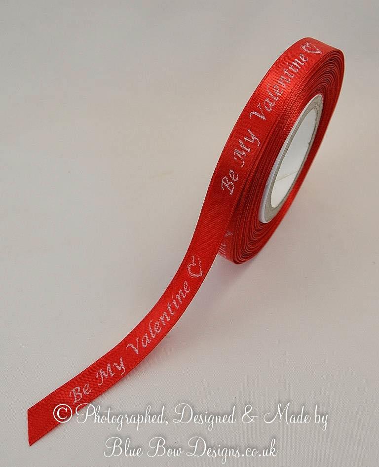 Red valentines ribbon 15mm