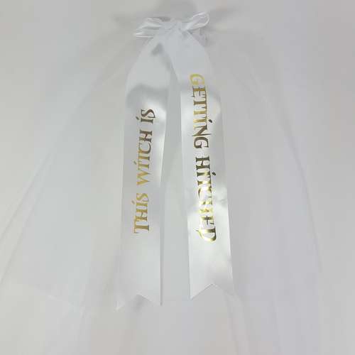Witch Hen party veil. This Witch Is Getting Hitched