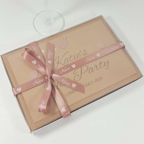 Rustic hen party book