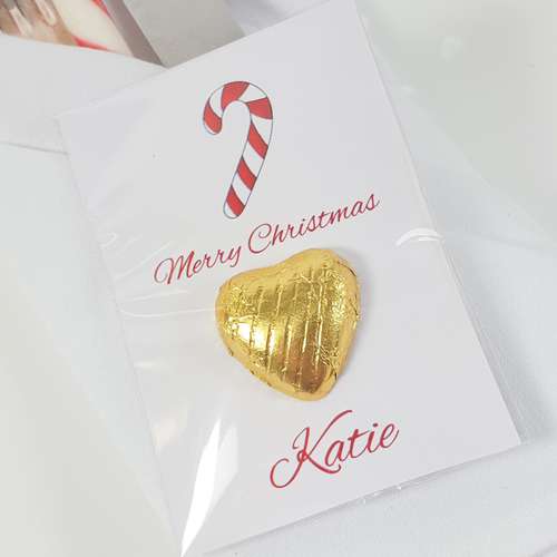 Candy Cane Chocolate Favours