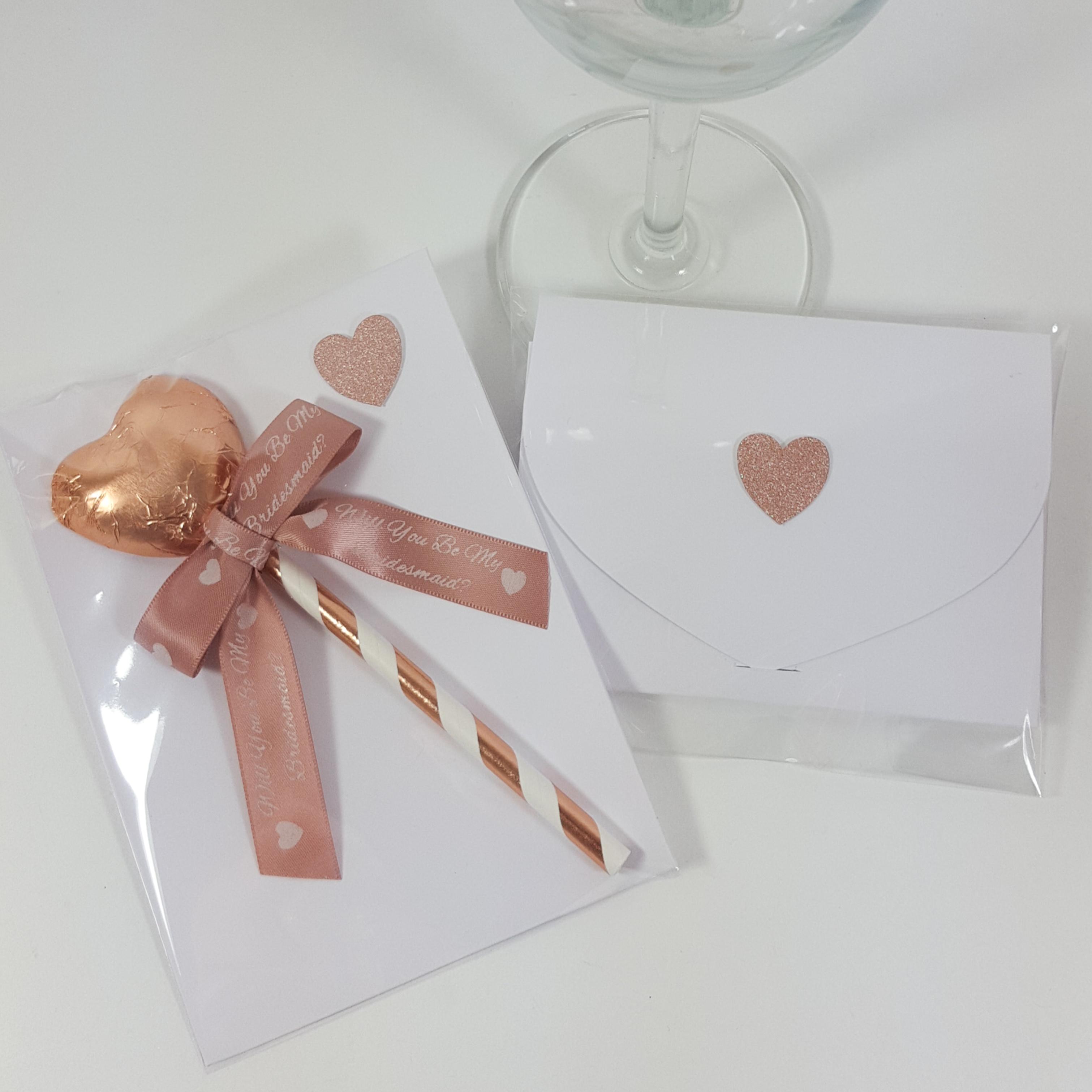 Will you be my bridesmaid lolly and bracelet