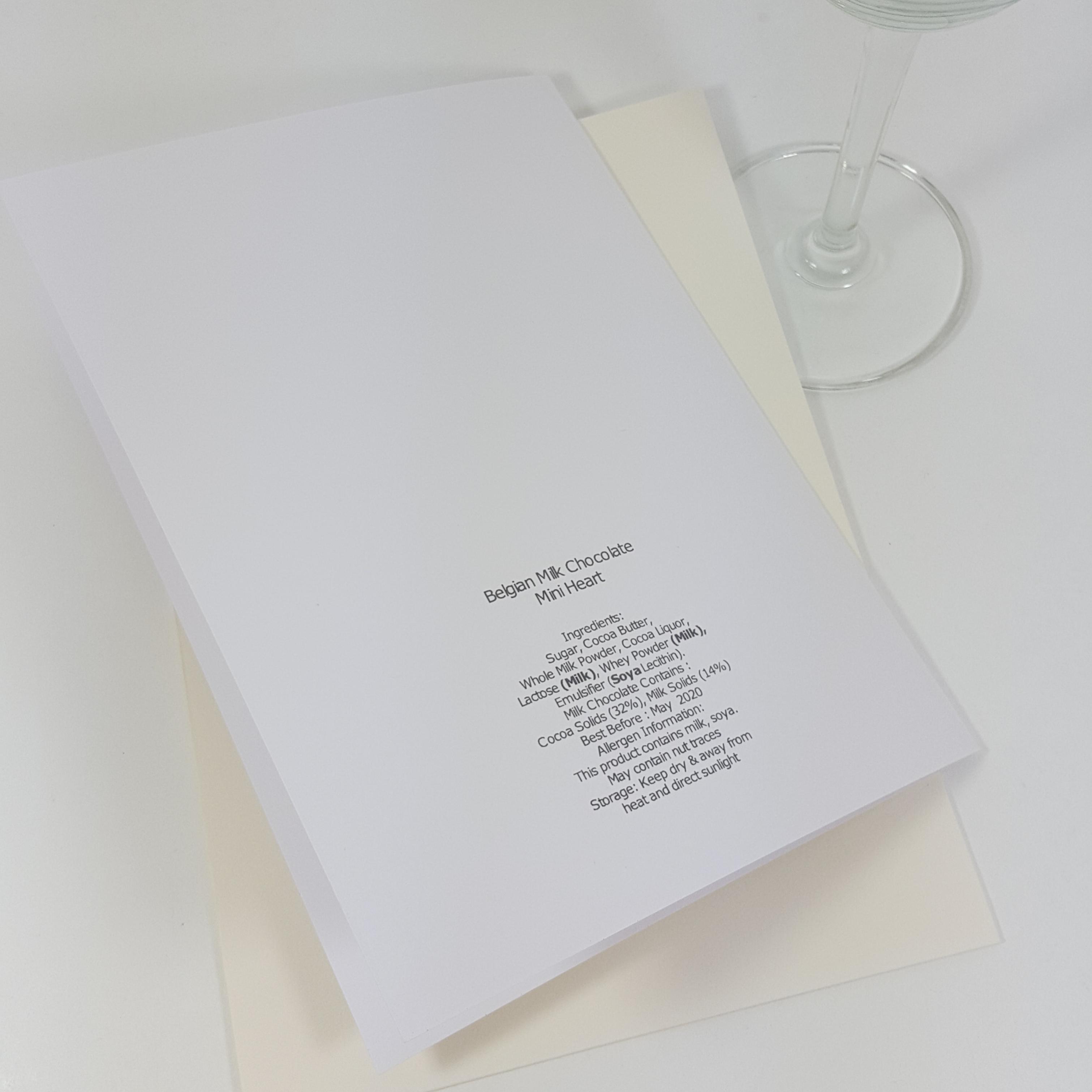 Will you be my bridesmaid card back