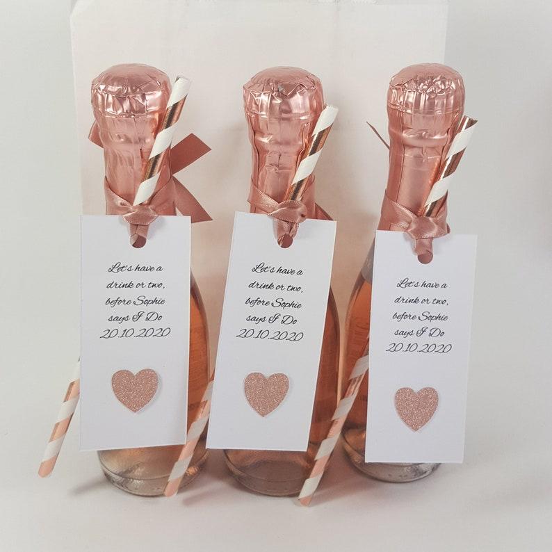 Glitter favour tags
