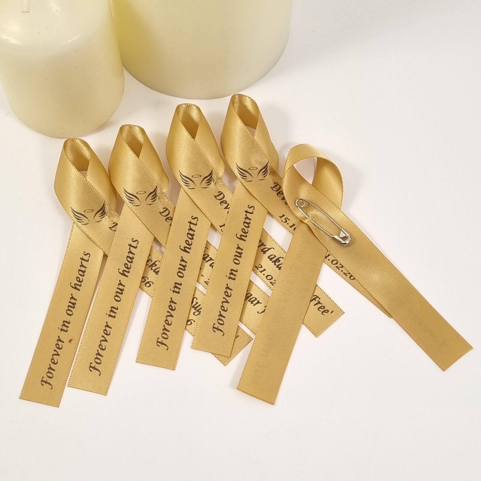 Angel Wings Plus Halo, or Other Artwork Printed Personalised Funeral ...