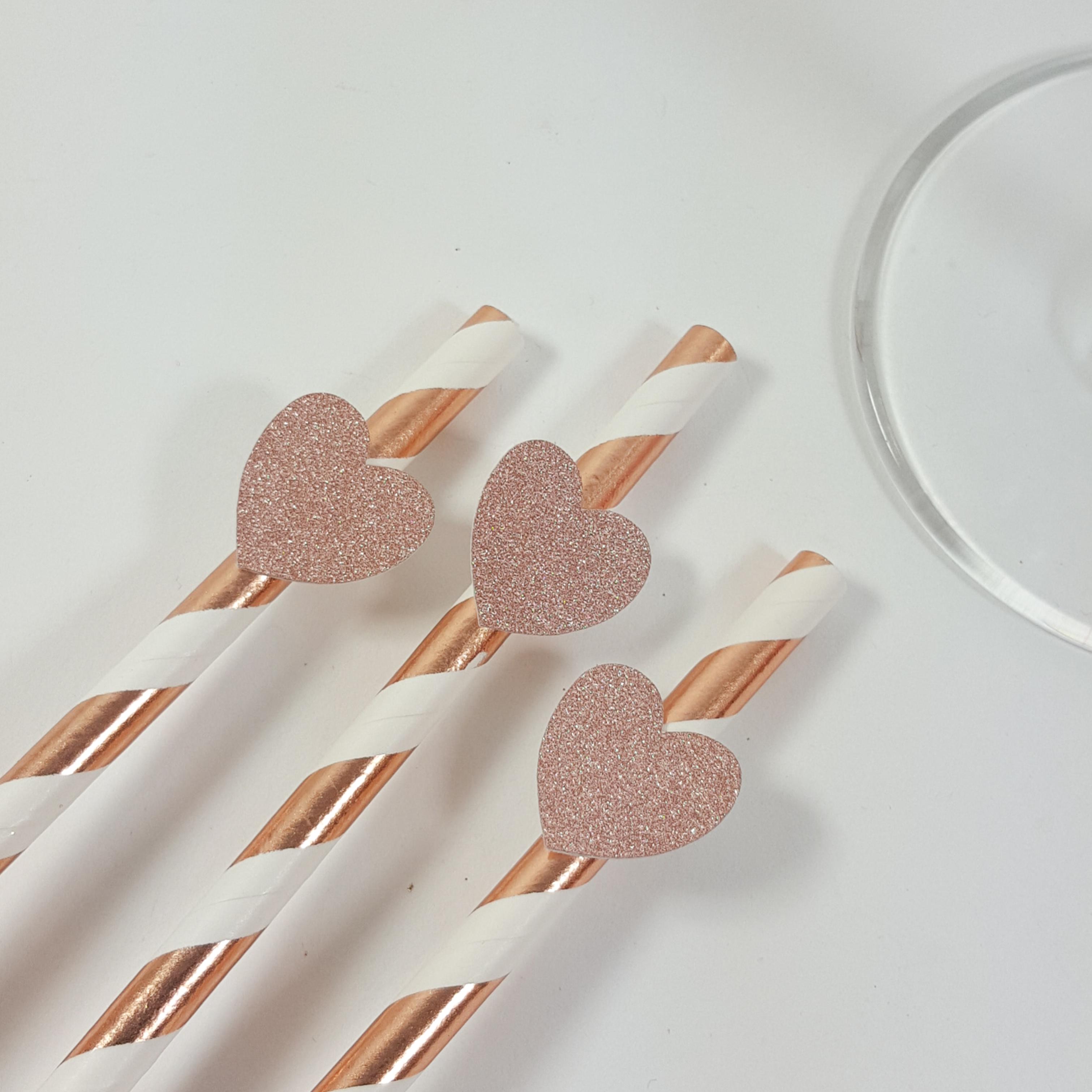 Hen party straw with heart