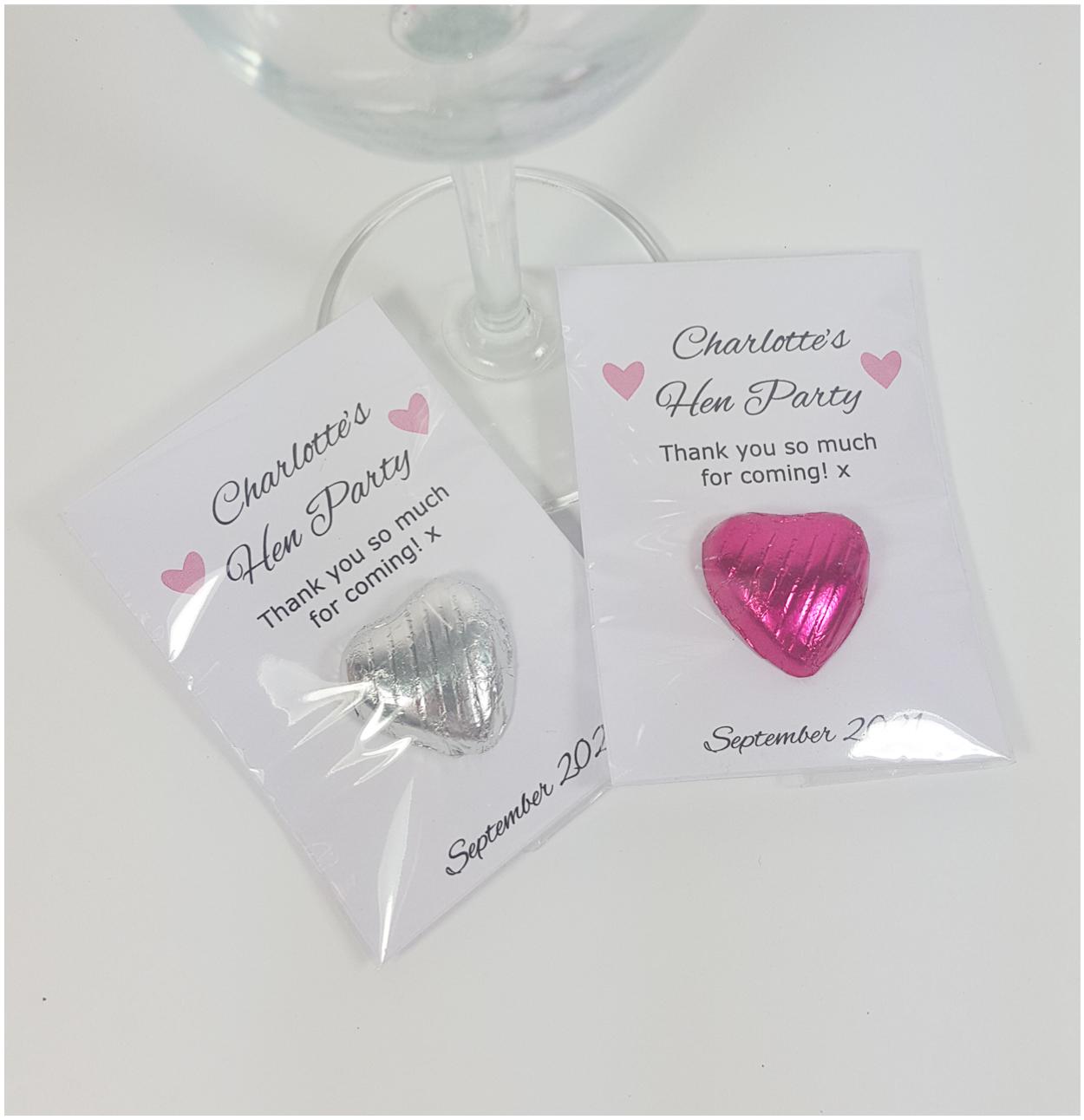 Hen party favour sweets