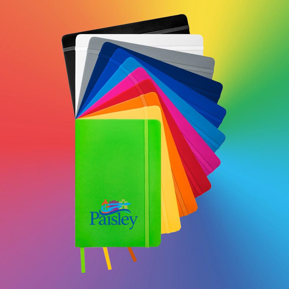 A5 Full colour logo printed notebooks