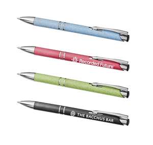 logo printed biodegradable recycled pens