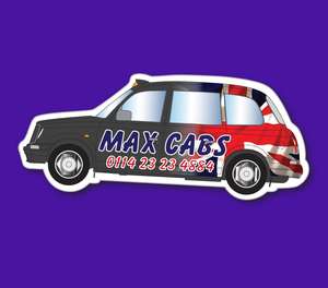 42 x 100mm Taxi Cab Magnets