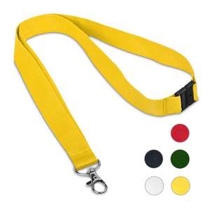 budget cheap plain lanyards