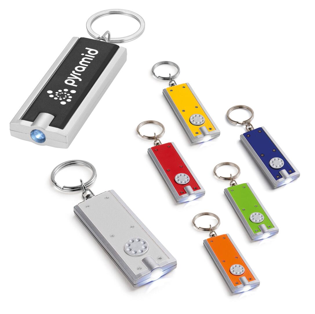 Promotional LED torch keyrings
