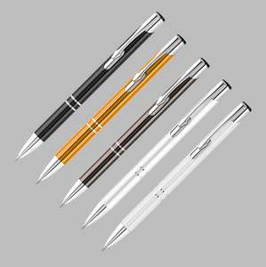 2 Ring Aluminium Pens personalised with your logo
