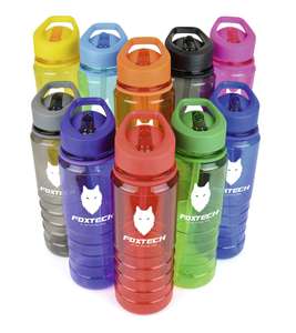 800ml clear colour sports bottle