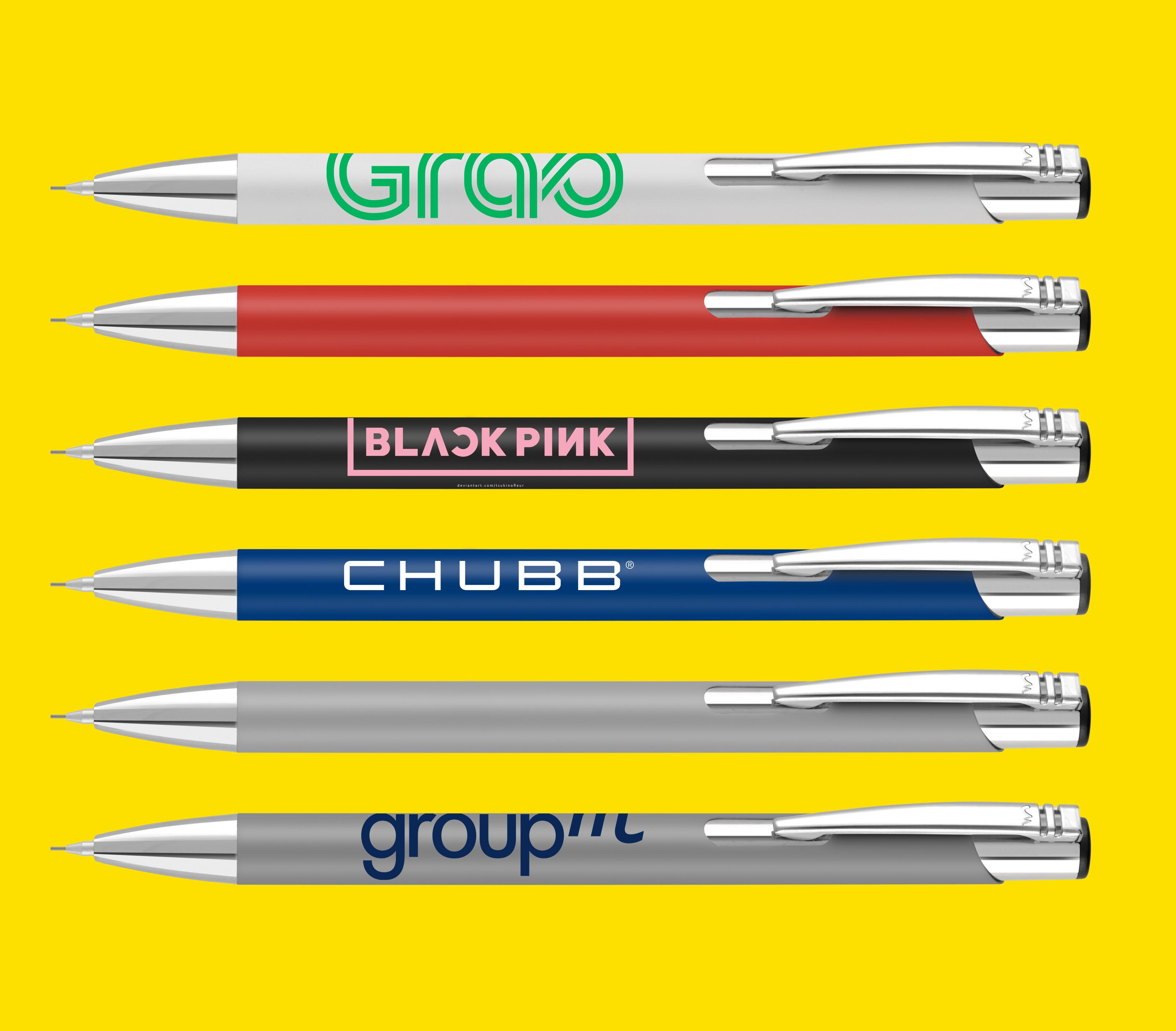 Logo printed propelling pencil colours