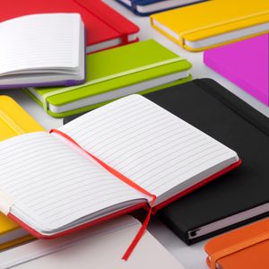 Small A6 Custom printed Hardbacked Notebook