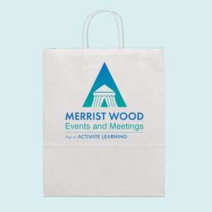 A3 size paper bags logo printed