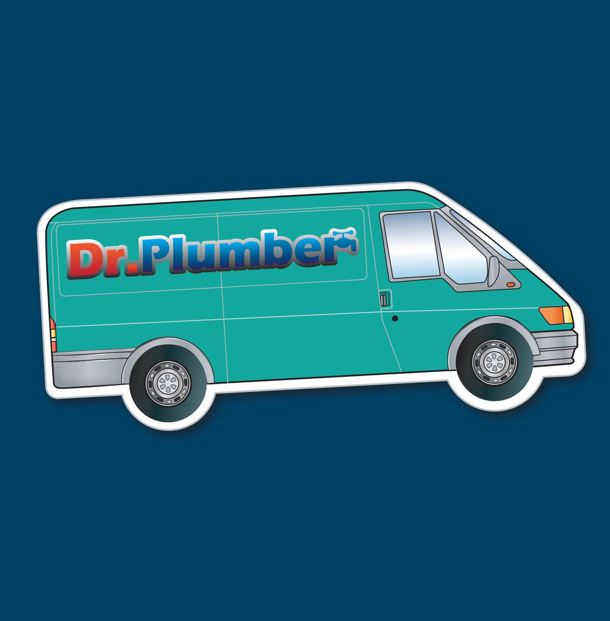 50 x 115mm Van Magnets custom design printed