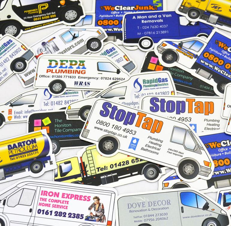 Vehicle transport themed magnets