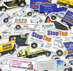 HGV Lorry and Van shaped magnets