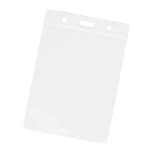 Vertical portrait 85x55mm credit card sized pass holder