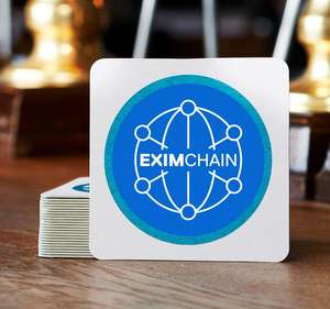 Full colour logo printed recyclable beer mat coasters