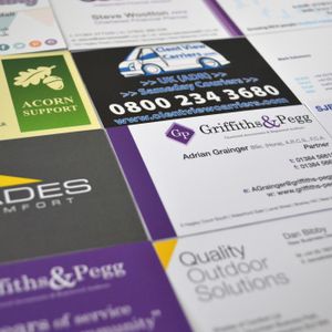 Corporate Logo printed Business Cards