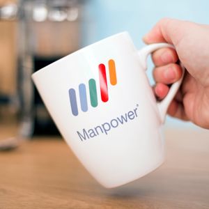 Custom logo printed coffee mug