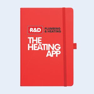 Red Full Colour Promotional Conference A5 Notebook