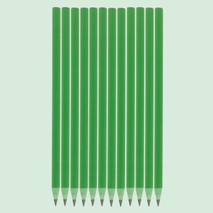Green customised logo recycled pencils