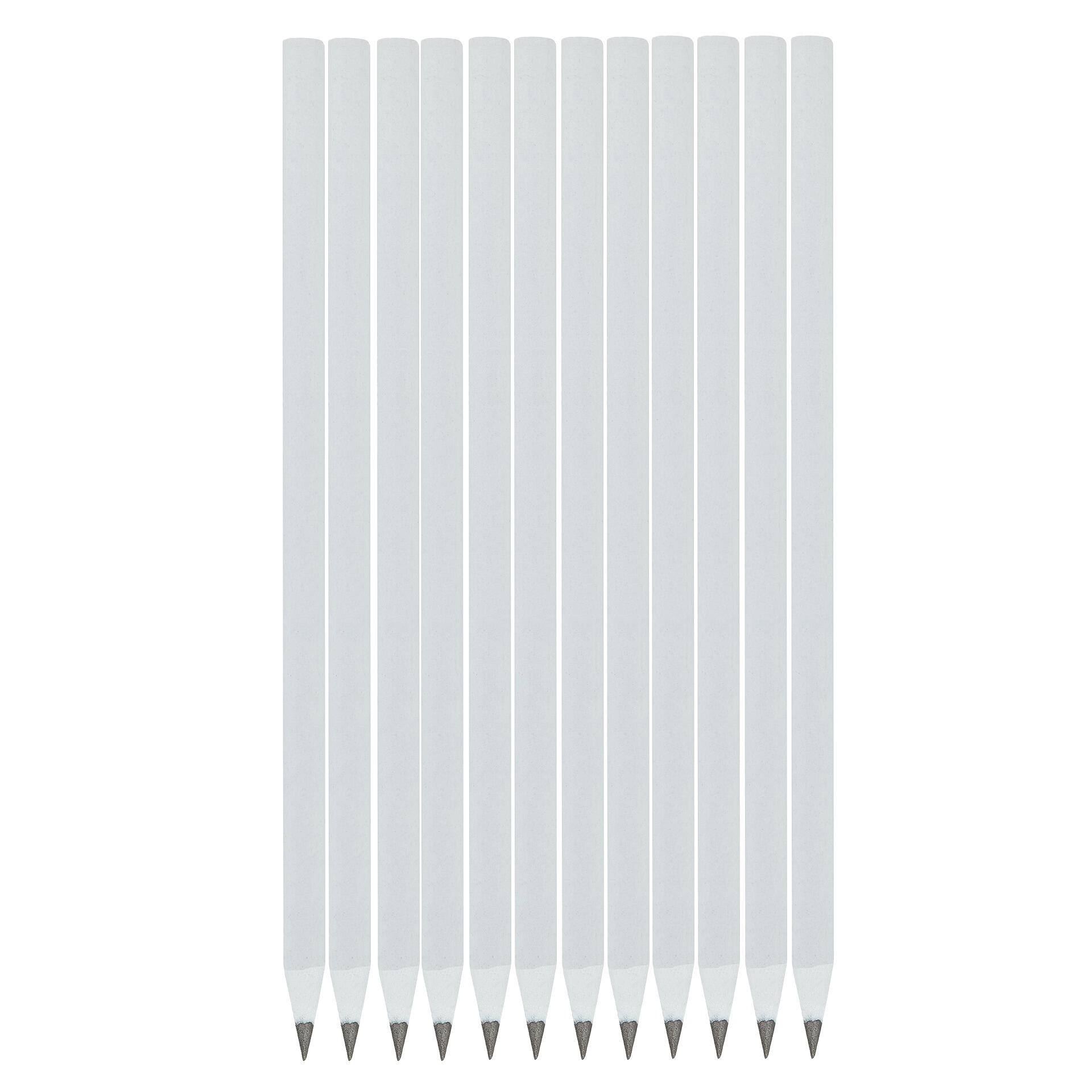 White trade show giveaway exhibition recycled pencils
