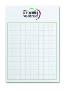 A6 Deskpad Note Pad with graph squared paper