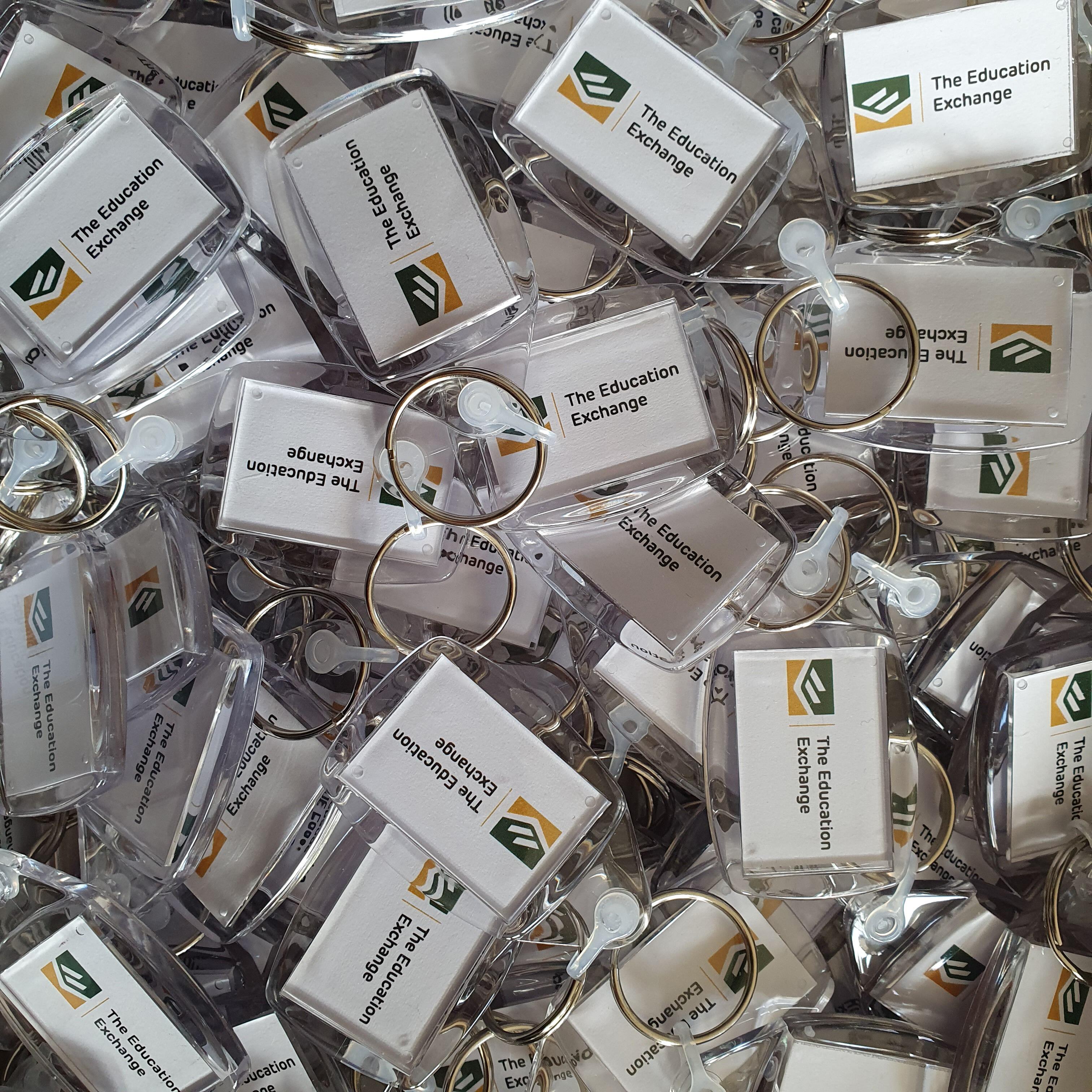 Budget promotional cost effective advertising keyrings