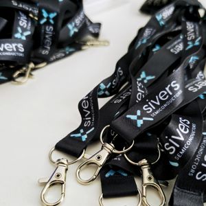 Logo printed cost effective company logo printed lanyards