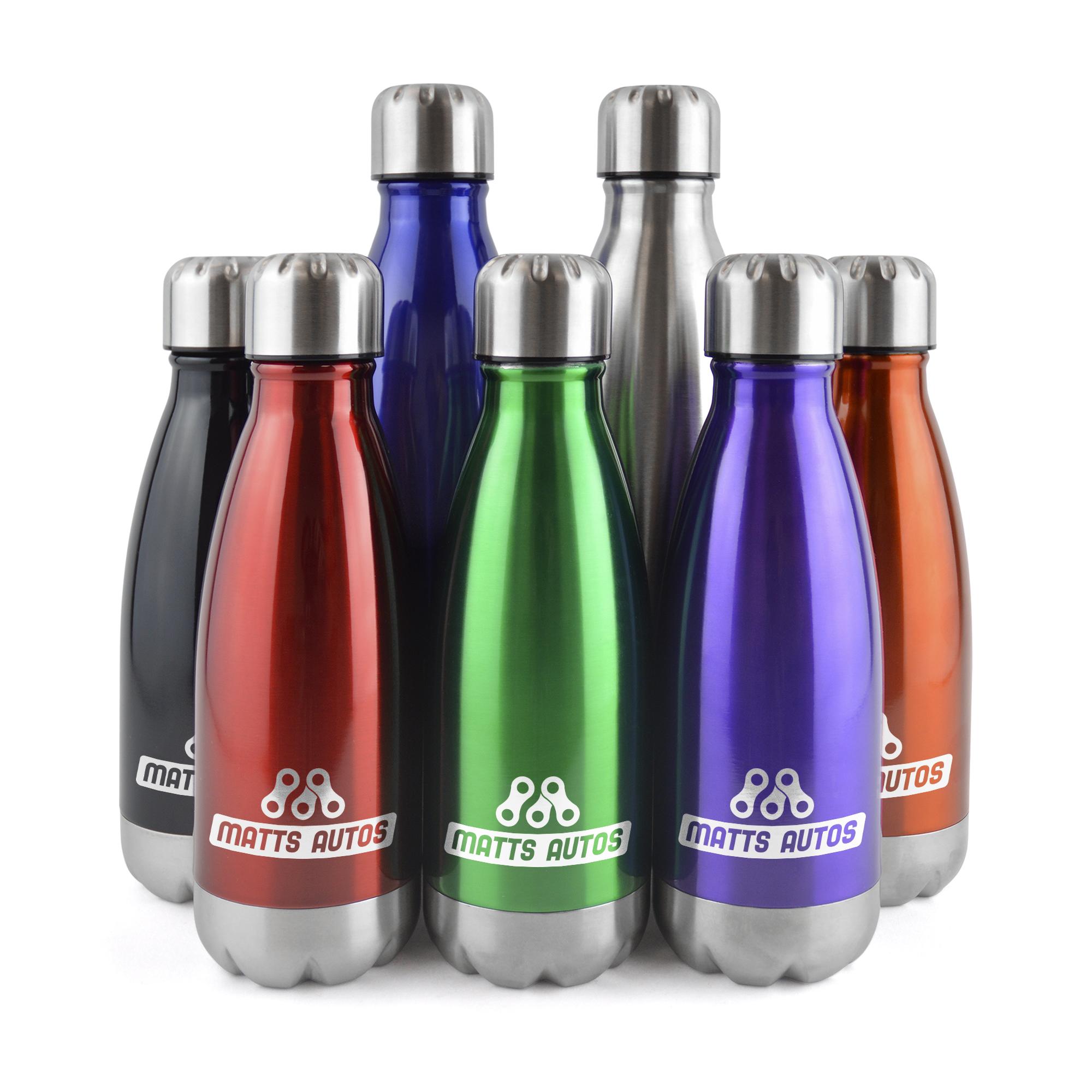 500ml Single walled bottle colours