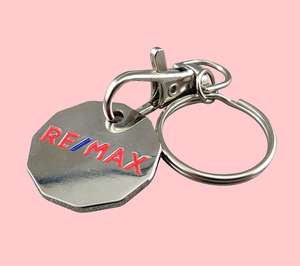 Custom branded onto the metal recess with enamel infill colour