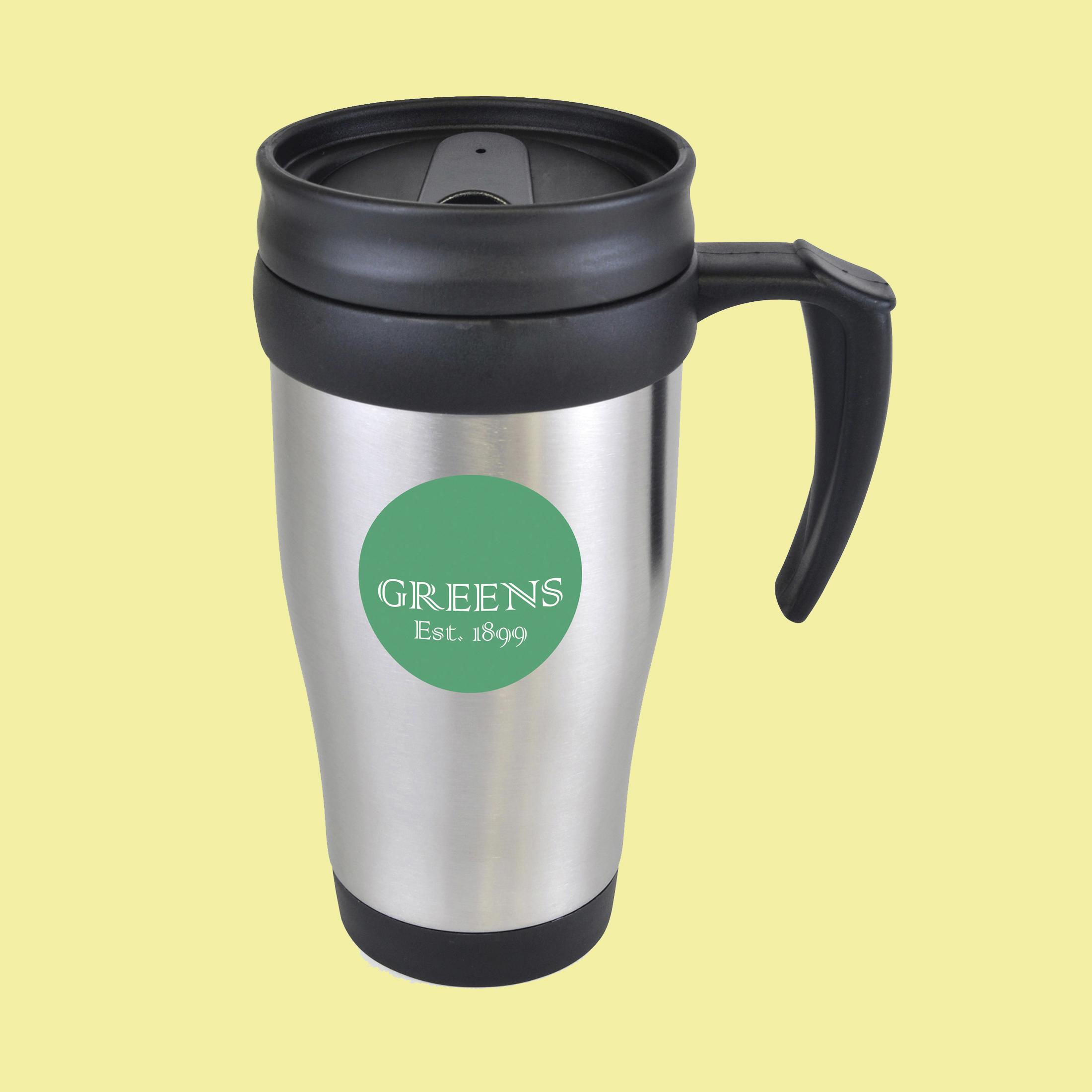 Custom logo printed promo mug design branded to your design